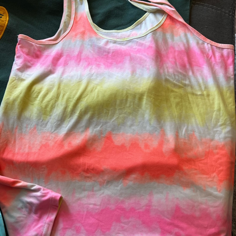 Colorful Tie-Dye Tank Top